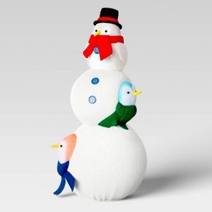 2023 Featherly Friends: Bird Snowman Christmas Figurine (Wondershop Target)